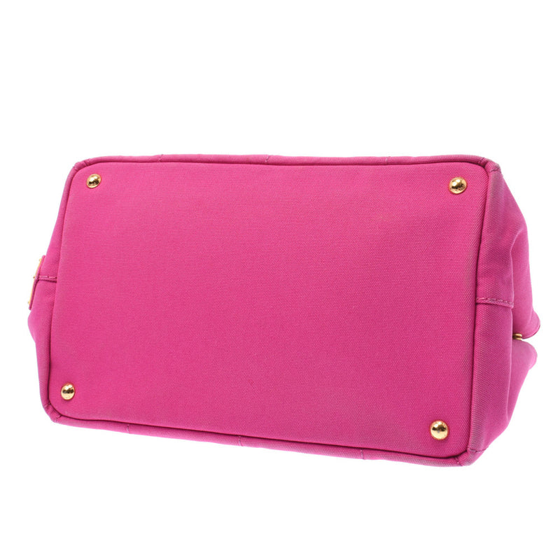 PRADA Prada,Kanapa,Pink BN1877,Ladies Canvas,Totobag B-Rank,使用银器