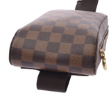 LOUIS VUITTON Louis Vuitton Damier Jeronimos Body Bag Brown N51994 Unisex Damier Canvas Shoulder Bag AB Rank Used Ginzo