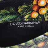 Dolce Gabbana ドルチェ&ガッバーナ カードポケット付き小銭入れ フルーツ柄 黒 ユニセックス レザー コインケース Aランク 中古 銀蔵