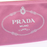 Canvas pouch / Pink / gold