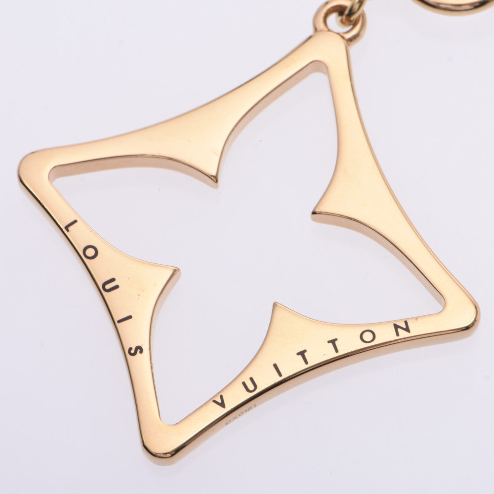 【美品】ルイヴィトン ポルトクレパズル M65218 ゴールド バッグチャーム ルイヴィトンポルトクレ パズル バッグチャーム ブラウン