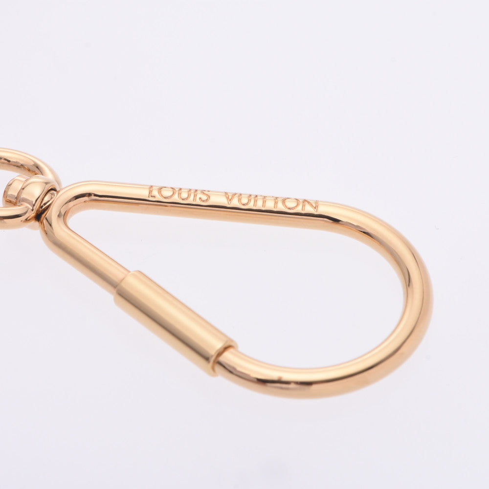 【美品】ルイヴィトン ポルトクレパズル M65218 ゴールド バッグチャーム ルイヴィトンポルトクレ パズル バッグチャーム ブラウン