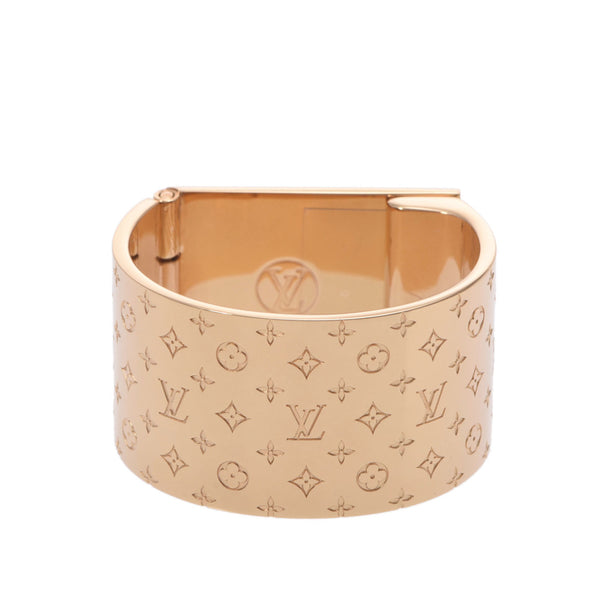 LOUIS VUITTON ルイヴィトン ナノグラム ゴールド M00226 ユニセックス GP金具 スカーフリング ABランク 中古 銀蔵