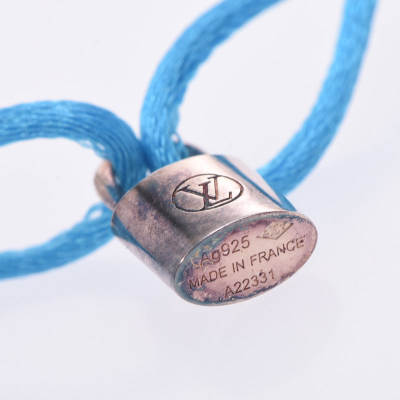 LOUIS VUITTON Ruiviton Blasure Rock It Blue/Silver Gold. Q95591 Unsex SV925/Silk Code Breathlet AB Ranks Chuson