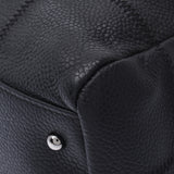 Chanel Chanel Chocoover Shoulder Bag Black Silver Fittings Ladies Caviar Skin Handbags AB Rank Used Sinkjo