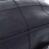 Chanel Chanel Chocoover Shoulder Bag Black Silver Fittings Ladies Caviar Skin Handbags AB Rank Used Sinkjo