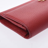 GUCCI Gucci, GG, Marmont Fasner, long wallet, red gold, cash, 456116, carf, long purse, AB, AB, Class, Silver, Rank, Silver.