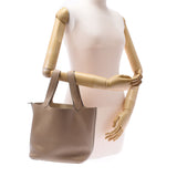 HERMES エルメス ピコタンロック MM トレンチ シルバー金具 X刻印(2016年頃) レディース トリヨンクレマンス ハンドバッグ Aランク 中古 銀蔵