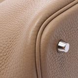 HERMES エルメス ピコタンロック MM トレンチ シルバー金具 X刻印(2016年頃) レディース トリヨンクレマンス ハンドバッグ Aランク 中古 銀蔵