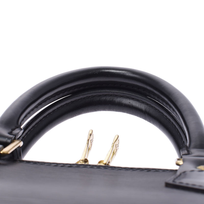 LOUIS VUITTON ルイヴィトン エピ アルマ 黒 M52142 レディース エピレザー ハンドバッグ ABランク 中古 銀蔵