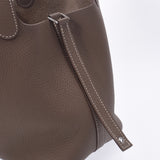 HERMES エルメス ピコタンロック PM  エトゥープ シルバー金具 □P刻印(2012年頃) レディース トリヨンクレマンス ハンドバッグ Aランク 中古 銀蔵