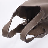 HERMES エルメス ピコタンロック PM  エトゥープ シルバー金具 □P刻印(2012年頃) レディース トリヨンクレマンス ハンドバッグ Aランク 中古 銀蔵