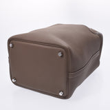HERMES エルメス ピコタンロック PM  エトゥープ シルバー金具 □P刻印(2012年頃) レディース トリヨンクレマンス ハンドバッグ Aランク 中古 銀蔵
