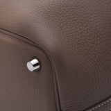 HERMES エルメス ピコタンロック PM  エトゥープ シルバー金具 □P刻印(2012年頃) レディース トリヨンクレマンス ハンドバッグ Aランク 中古 銀蔵