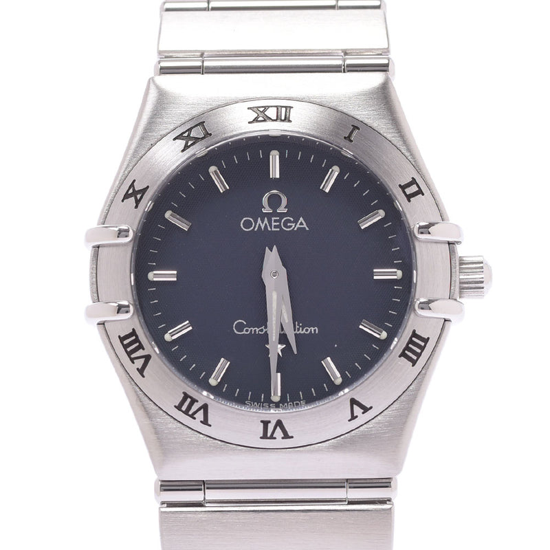 Omega Omega Constellation Mini 1572.40 Ladies SS Watch quartz Gree dial ab