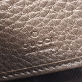 GUCCI Gucci GG Interlocking Wallet Metallic Gold-Based 308004 Unisex Curf Long Wallet AB Rank Used Silgrin