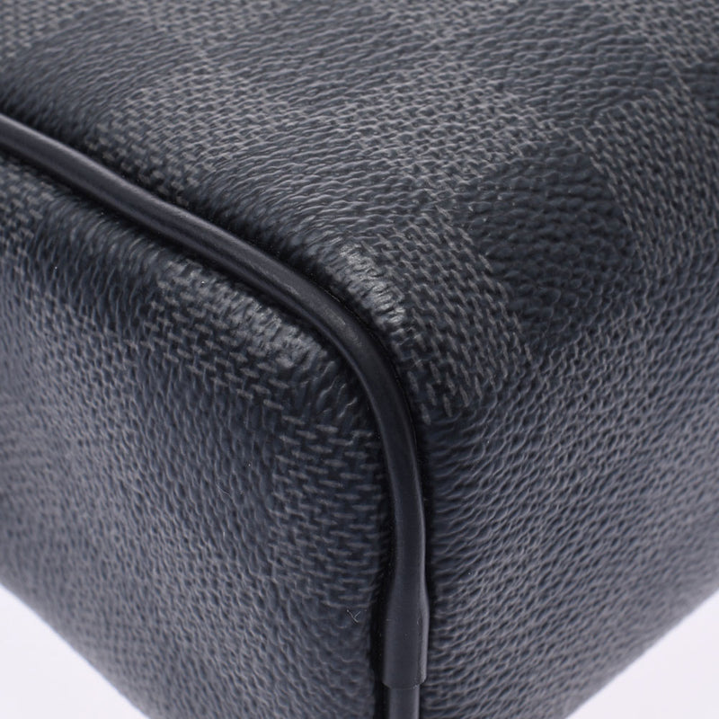 LOUIS VUITTON ルイヴィトン ダミエ グラフィット デイトンPM 黒/グレー N41408 メンズ ダミエグラフィットキャンバス ショルダーバッグ Aランク 中古 銀蔵
