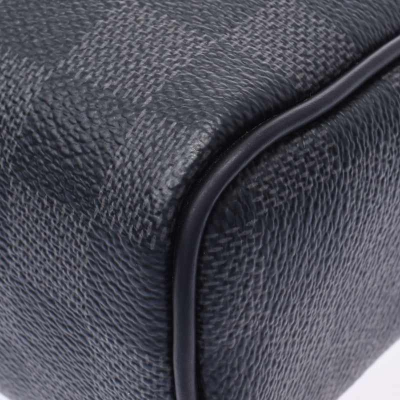 LOUIS VUITTON ルイヴィトン ダミエ グラフィット デイトンPM 黒/グレー N41408 メンズ ダミエグラフィットキャンバス ショルダーバッグ Aランク 中古 銀蔵