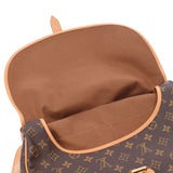 LOUIS VUITTON ルイヴィトン モノグラム ソミュール35 ブラウン M42254 ユニセックス モノグラムキャンバス ショルダーバッグ Bランク 中古 銀蔵