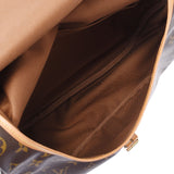 LOUIS VUITTON ルイヴィトン モノグラム ソミュール35 ブラウン M42254 ユニセックス モノグラムキャンバス ショルダーバッグ Bランク 中古 銀蔵