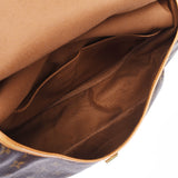 LOUIS VUITTON ルイヴィトン モノグラム ソミュール35 ブラウン M42254 ユニセックス モノグラムキャンバス ショルダーバッグ Bランク 中古 銀蔵