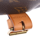 LOUIS VUITTON ルイヴィトン モノグラム ソミュール35 ブラウン M42254 ユニセックス モノグラムキャンバス ショルダーバッグ Bランク 中古 銀蔵