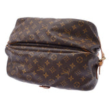 LOUIS VUITTON ルイヴィトン モノグラム ソミュール35 ブラウン M42254 ユニセックス モノグラムキャンバス ショルダーバッグ Bランク 中古 銀蔵