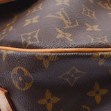 LOUIS VUITTON ルイヴィトン モノグラム ソミュール35 ブラウン M42254 ユニセックス モノグラムキャンバス ショルダーバッグ Bランク 中古 銀蔵