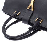 Saint Laurent Sun Laurent Cabas Classic Black Gold Bracket Women's Curf Handbags AB Rank Used Sinkjo