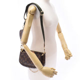 LOUIS VUITTON ルイヴィトン モノグラム ミュルティ ポシェット アクセソワール カーキ M44813 ユニセックス モノグラムキャンバス ショルダーバッグ ABランク 中古 銀蔵