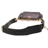 LOUIS VUITTON ルイヴィトン モノグラム ミュルティ ポシェット アクセソワール カーキ M44813 ユニセックス モノグラムキャンバス ショルダーバッグ ABランク 中古 銀蔵