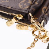 LOUIS VUITTON ルイヴィトン モノグラム ミュルティ ポシェット アクセソワール カーキ M44813 ユニセックス モノグラムキャンバス ショルダーバッグ ABランク 中古 銀蔵