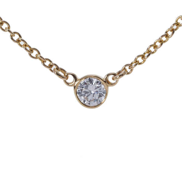 ティファニーバイザヤード ネックレス 1PD レディース K18イエロー