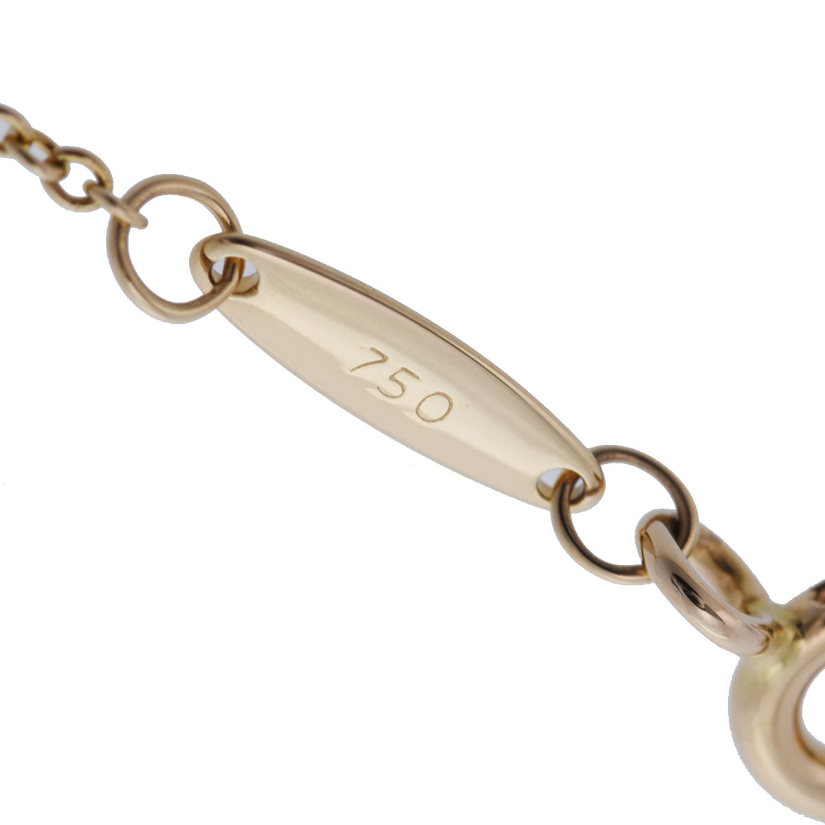 ティファニーバイザヤード ネックレス 1PD レディース K18イエロー