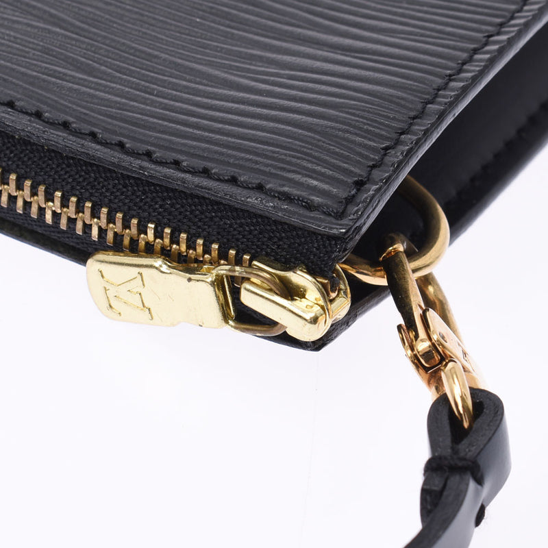Louis Vuitton EPI black m52942 women's EPI leather accessories pouch ab