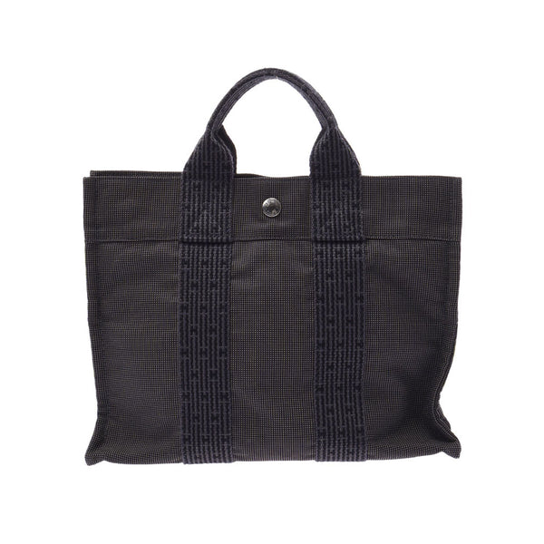 HERMES Hermes,Ele Line PM,Gray,Unisex,Canvas,Totebag AB等级,使用银器