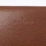 Louis Vuitton Monogram portage feuille 3 cult credit brown m61695 men's Monogram canvas Wallet