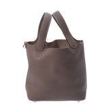 Hermes Hermes Picon Lock PM Ethoop Silver Bracket D Engraved (around 2019) Ladies Triyo Clemance Handbag A-rank used Silgrin