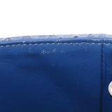 CHANEL シャネル ミニ チェーンショルダー 青 シルバー金具 レディース パイソン ショルダーバッグ Bランク 中古 銀蔵