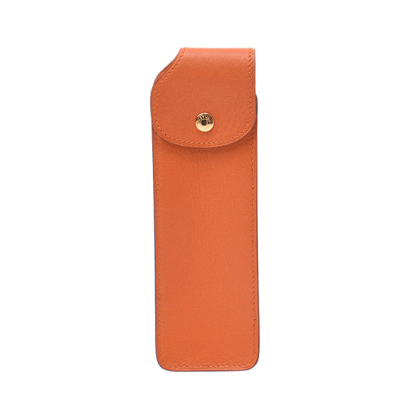 Hermes Hermes Multi Case Orange □ C Engraved (around 1999) Unisex Leather Pouch A-Rank Used Sinkjo