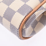 Louis Vuitton Louis Vuitton Damier Azul Eva 2way White N55214 Women's Damier Azul Canvas Shoulder Bag A-Rank Used Silgrin