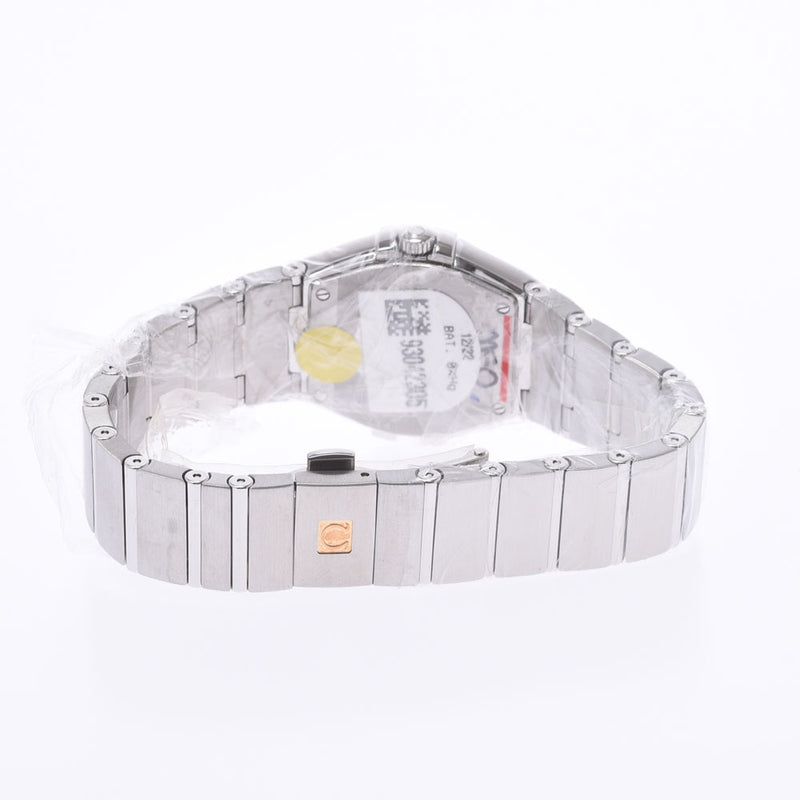 Omega Omega Constellation 123.10.27.60.05.001 Women's SS Watch Quartz White Shell Shape Unused Silgrin