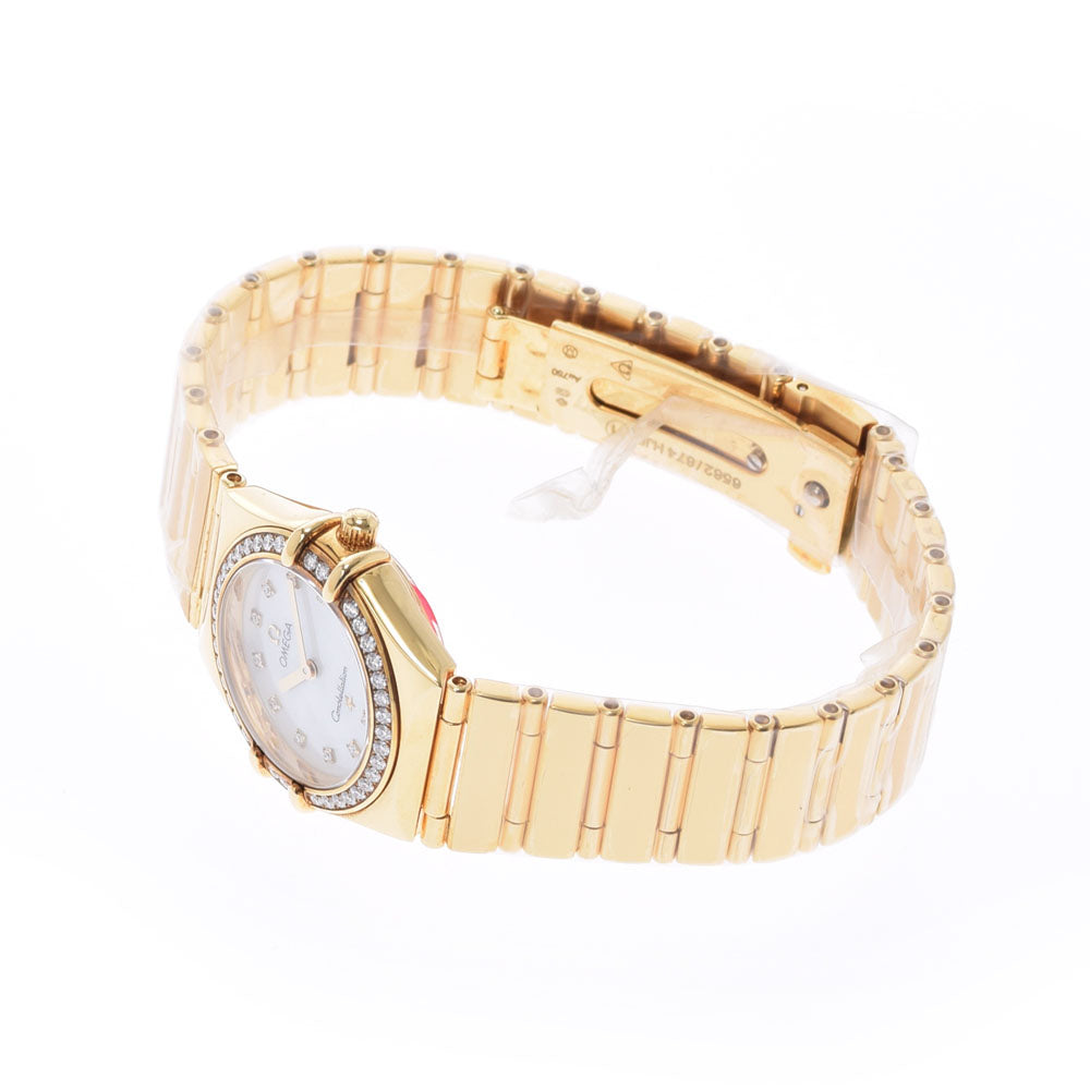 オメガコンステレーション ベゼルダイヤ 12Pダイヤ レディース 腕時計