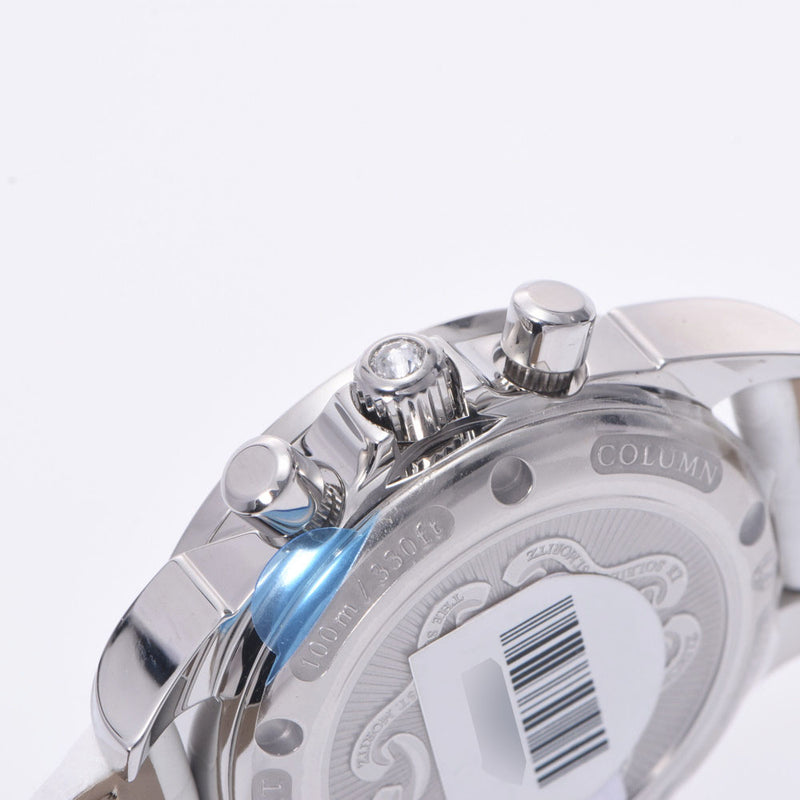 OMEGA Omega Devil Diamasel Corea Quison 422.18.35.50.05.001 Women's SS / Leather Watch Automatic Wound White Shell Diameter Unused Silgrin