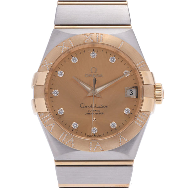 Omega Omega Constellation Chronometer 38mm 123.25.38.21.58.002男装/ yg手表石英金桌未使用的Silgrin