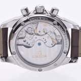 Omega Omega Devil Corachal Chronograph 4872.31.32 Women's SS / Leather Watch Automatic Wound White Table Unused Silgrin