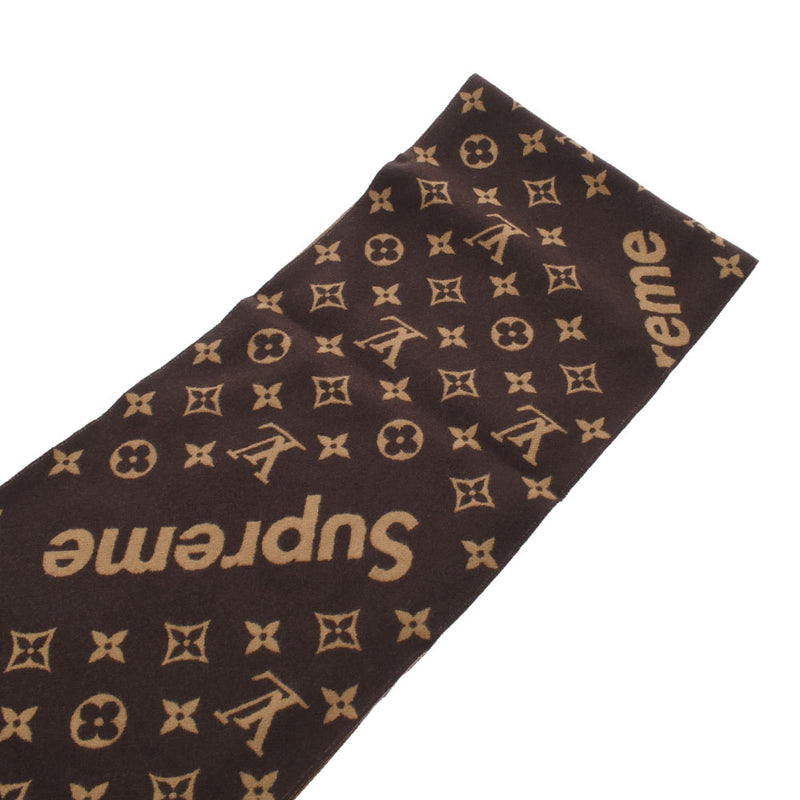 路易威顿路易·维顿（Louis Vuitton）路易·威登（Louis Vuitton）最高合作茶/米色MP1891 unisex 90％/羊绒10％消声器A等级使用Ginzo