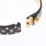 Louis Vuitton Louis Vuitton Rigit Nanogram Black / Gold Size S M67199 Women's GP Bracelet A-Rank Used Sinkjo