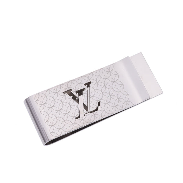 Louis Vuitton Louis Vuitton Pan Bie Champs Elysee Silver M65041 Unisex Stainless Steel Money Clip AB Rank Used Sinkjo