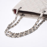 Chanel Chanel Cambon Line Cotton Club Chain Tote Beige Ladies Leather Tote Bag AB Rank Used Silgrin